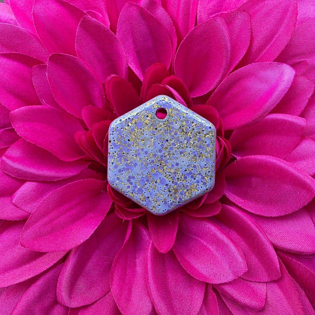 Purple Gold – Hexagon 4cm