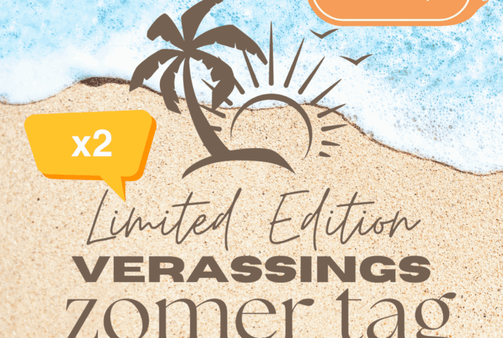 Vakantie deal cadeau: 2 limited zomer tags