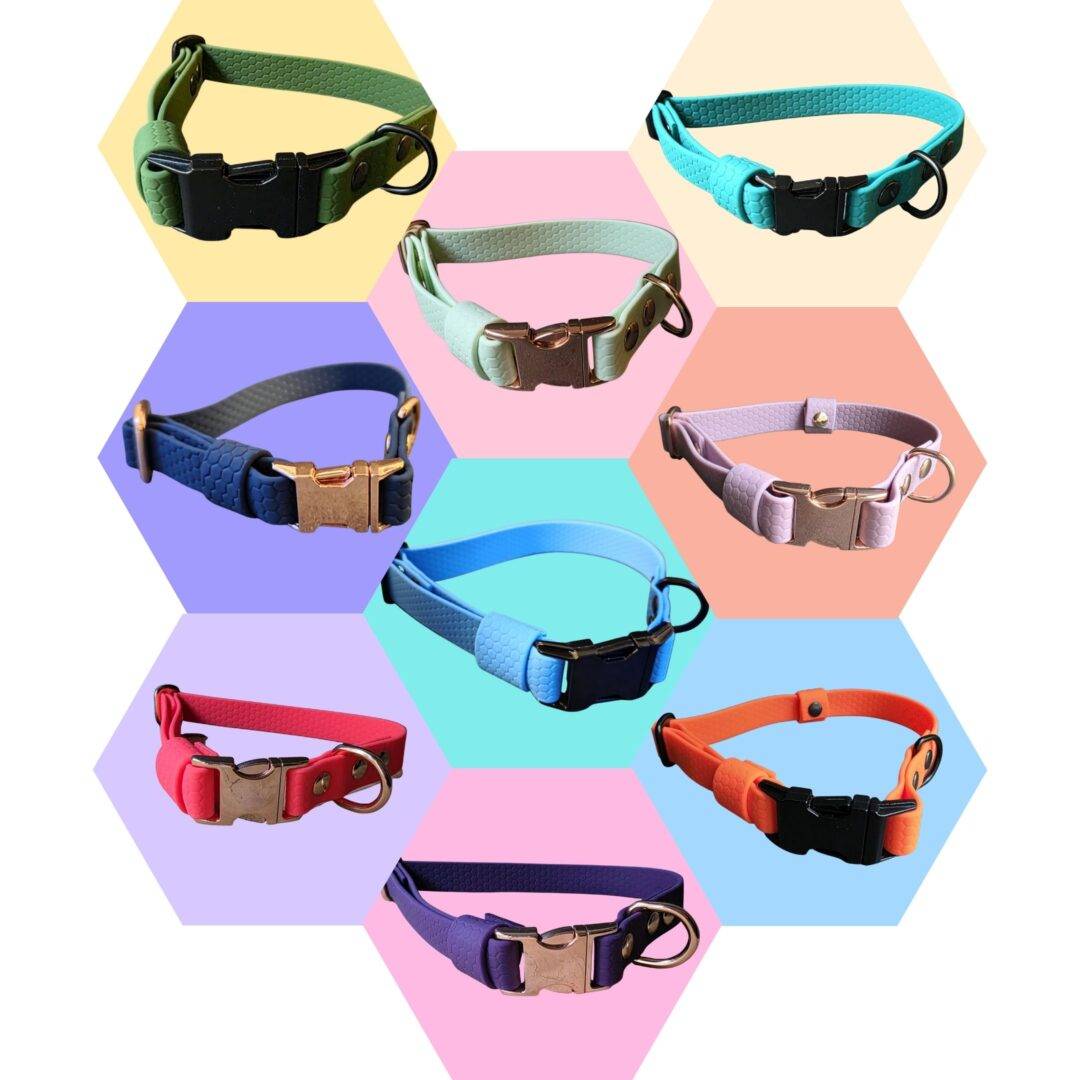Hexagon halsband