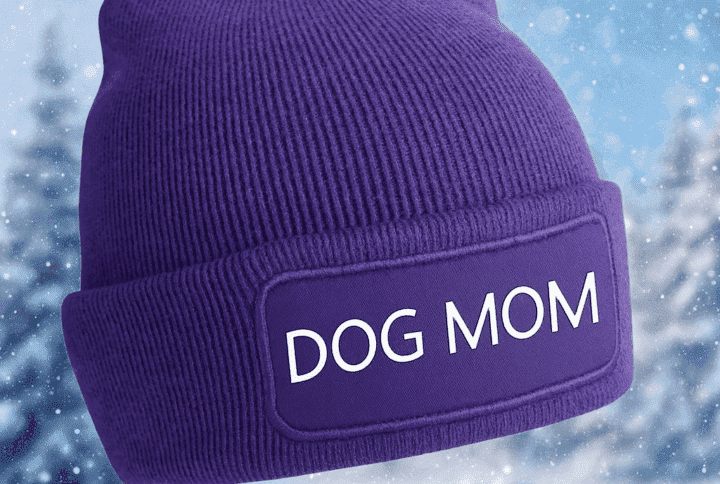 Dog pawrent beanie