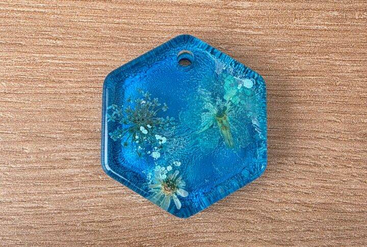 Bloementag blauw