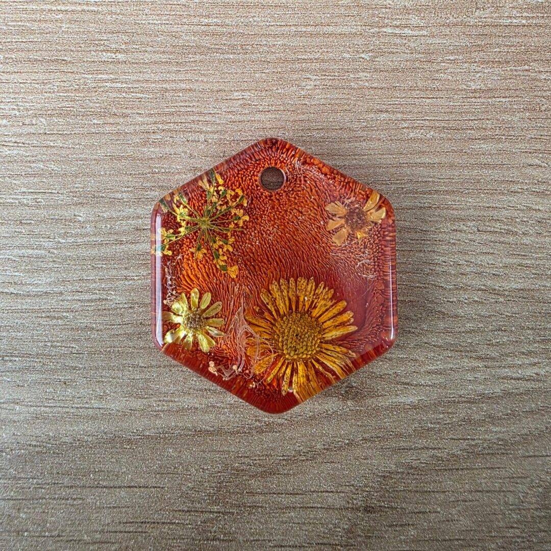 Bloementag oranje