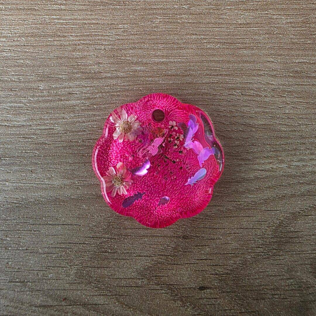 Bloementag roze 2