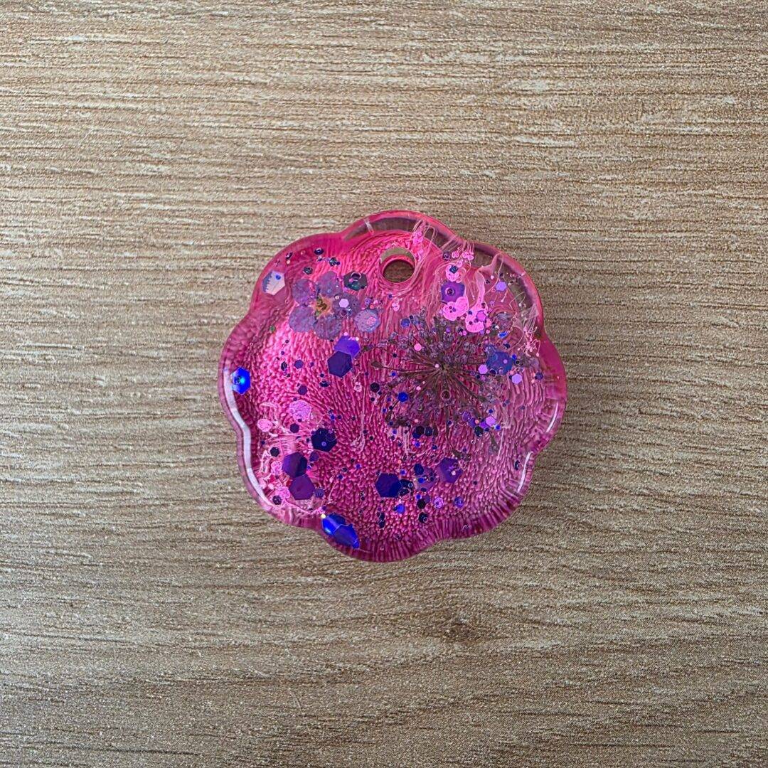 Bloementag roze 1