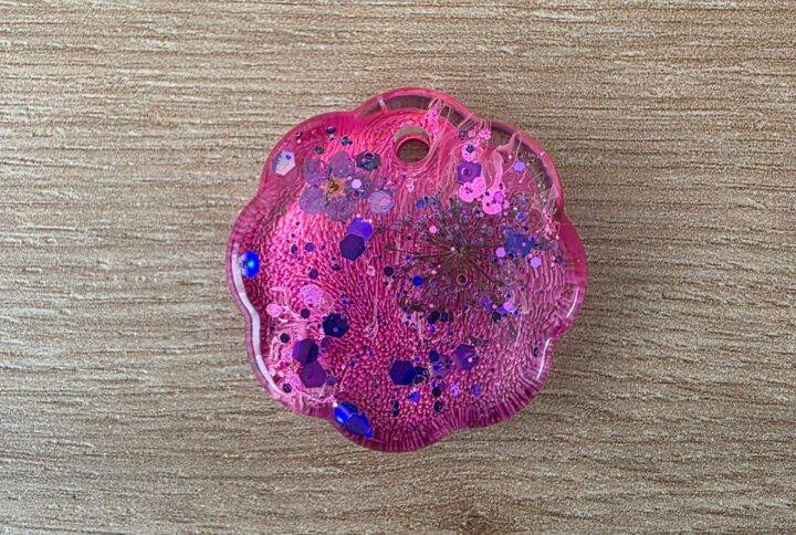 Bloementag roze 1