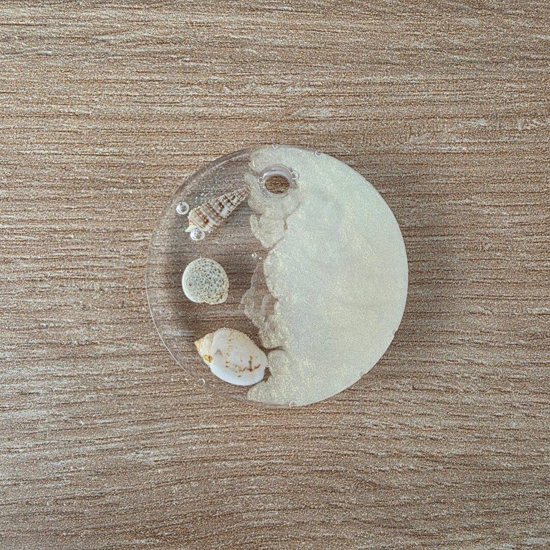 Zandtag 3 schelpjes