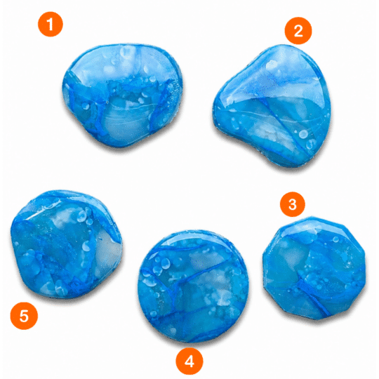 Blue crystals