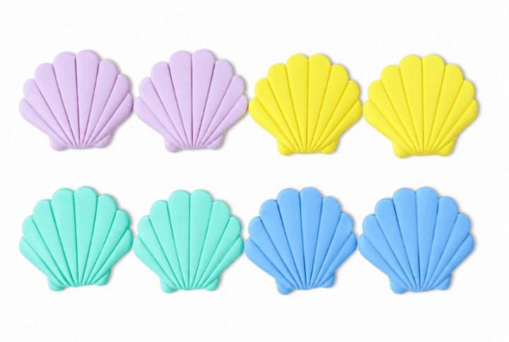 Large pastel shells
