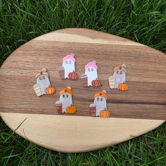 Herfst collectie - Spookje met pompoen en koffie - Limited edition